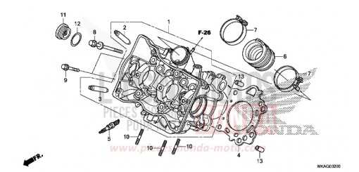 CYLINDER HEAD NC750SDG de 2016